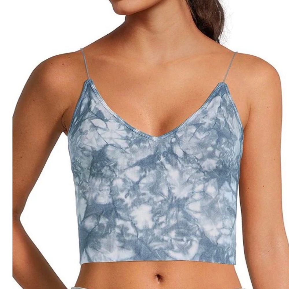 Free People Blue Tie Dye Cami